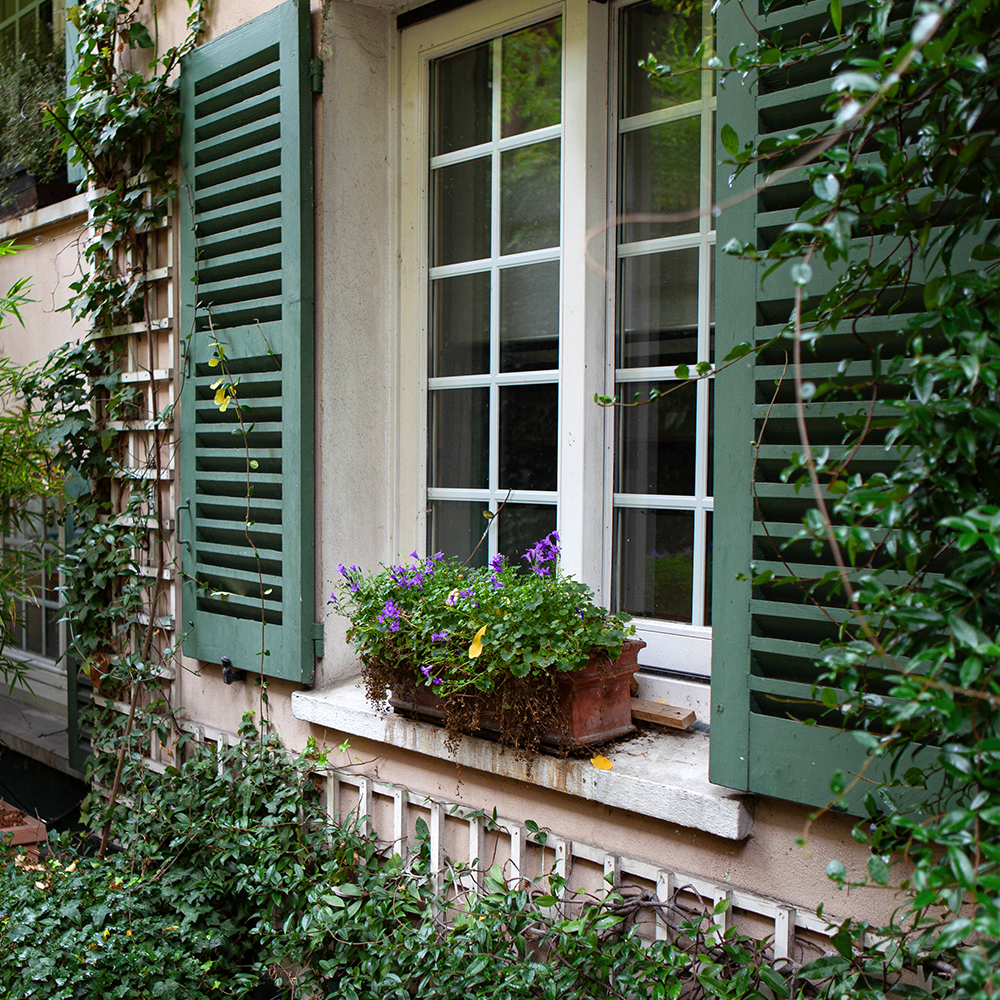 Peinture sur volets bois