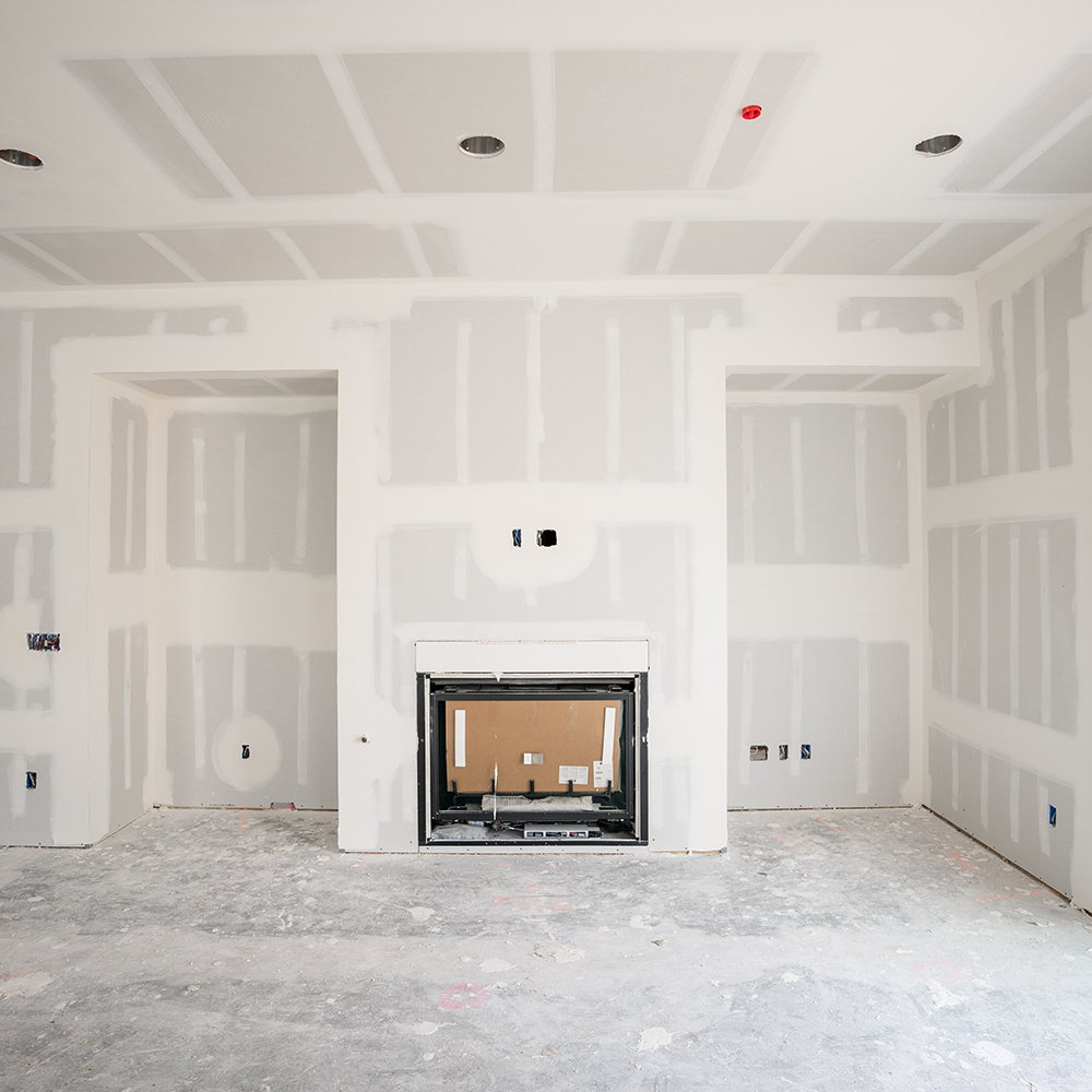 Pose de cloisons et travaux de plâtrerie par un plaquiste